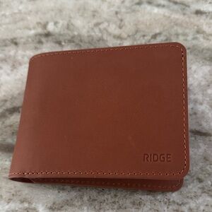 New men’s ridge Brown Leather Wallet